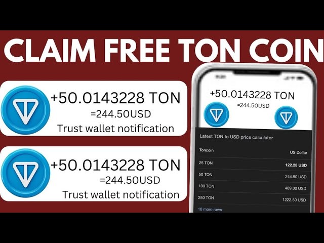 Free Ton Miner 2024 - Réclamez gratuitement une pièce de 0,0020 tonne par jour | Extraction gratuite de Toncoin