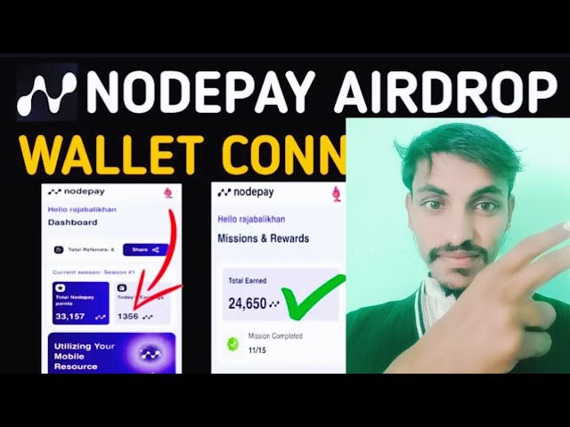 Nodepay錢包連接kassay krain ||如何連接Nodepay錢包？代幣比例？賺錢技巧11