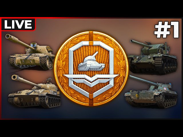 🔴 Jouer à tous les chars à jetons Battle Pass - Jour 1 • World of Tanks