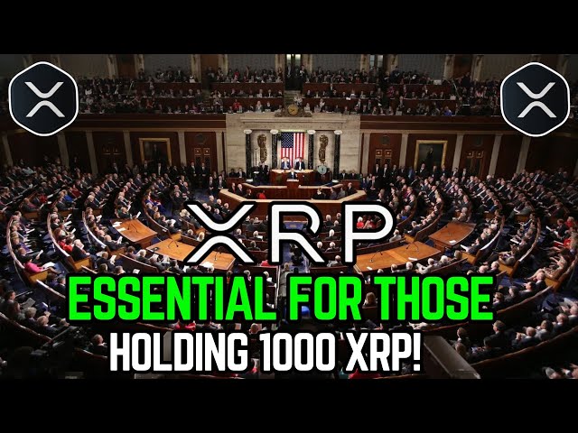 RIPPLE XRP - LE CONGRÈS AMÉRICAIN LANCE UNE BOMBE À PROPOS DE XRP ! PROJETÉ 10 000 $ PAR XRP ! ONDULATION XRP