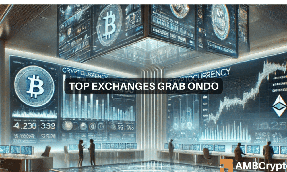 Ondo (ONDO) inverse sa trajectoire et gagne 3,64 % alors que les baleines s'accumulent et que les traders ponctuels entraînent une compression de l'offre