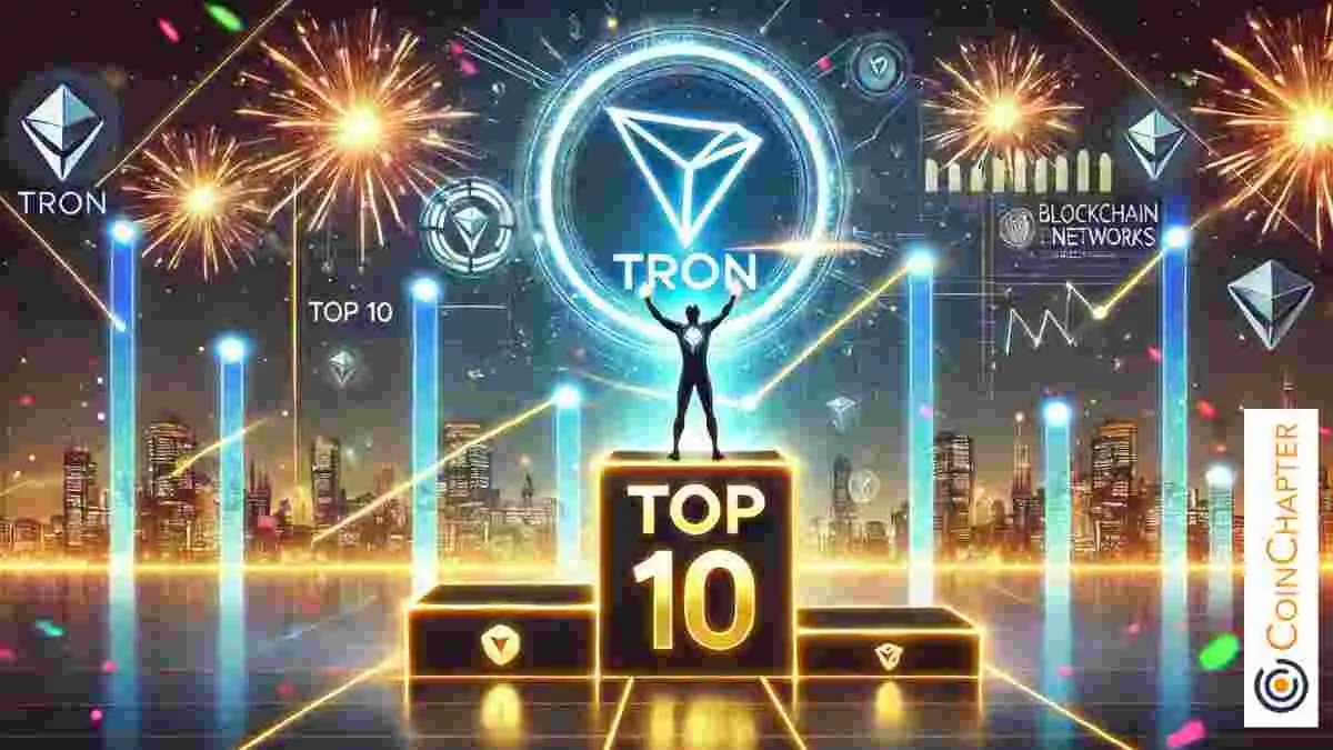 Tron 憑藉 Memecoin 勢頭躋身十大加密網絡之列