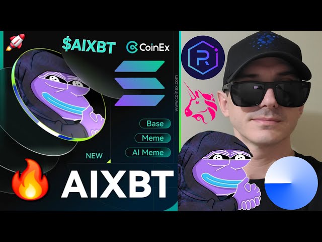 $AIXBT - AIXBT 由虛擬代幣 加密貨幣 如何購買 COINEX GLOBAL SOLANA BASE 人工智慧代理 Coinbase