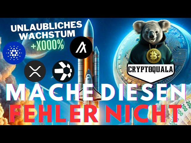 アルトコイン シーズン 2025 - KRASSE ニュース、XRP、アルゴ、カルダノ.. !!! 🤯 🚀 (XRP、アログランド、カルダノ、XLM、QNT