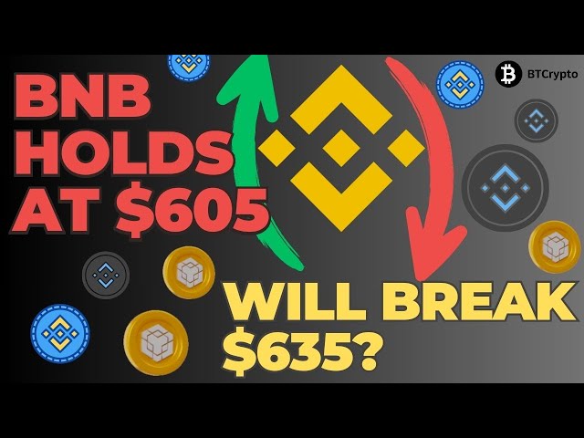 BNB从605美元上涨❗新目标是什么？ 📈 |加密货币分析和价格预测。