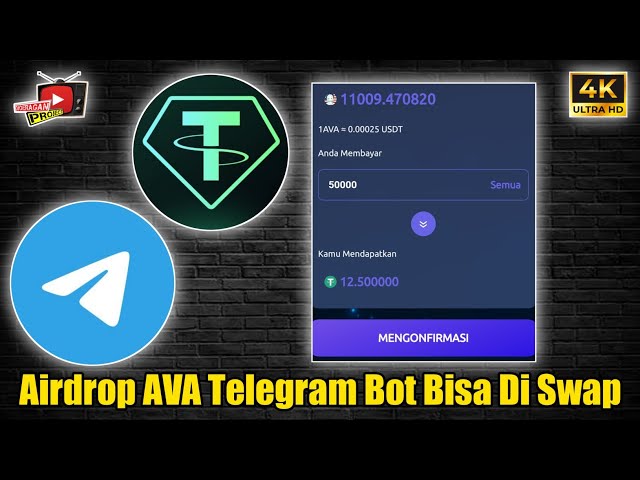 USDT 盈利新方式 ✅ Telegram 机器人可赚取 USDT Ava 代币