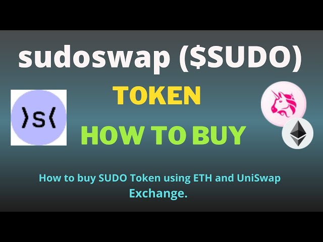 如何使用 UniSwap 交易所和 Trust 錢包上的 ETH 購買 sudoswap (SUDO) 代幣