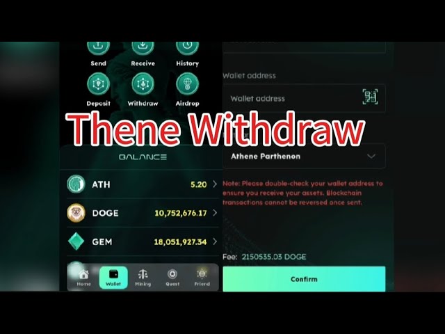 Thene_Network withdraw details information video new update doge coin sell