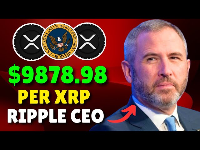 Ripple 首席执行官称每次 XRP 分析为 9878.98 美元！ （必须观看）