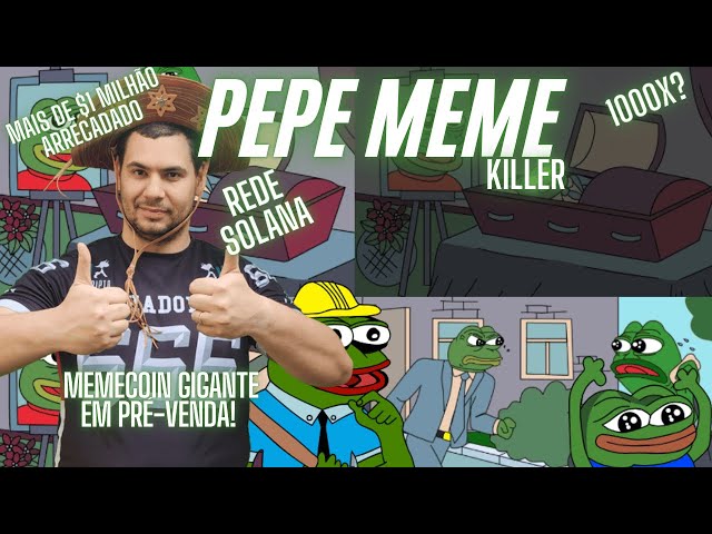 Pepe Meme - Meme Token sur le réseau Solana pris en charge par Elon Musk et Bezos Airdrop mini télégramme d'application et +