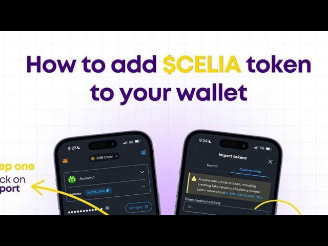 COMMENT AJOUTER LE JETON CELIA À VOTRE PORTEFEUILLE METAMASK | TUTORIEL ÉTAPE PAR ÉTAPE