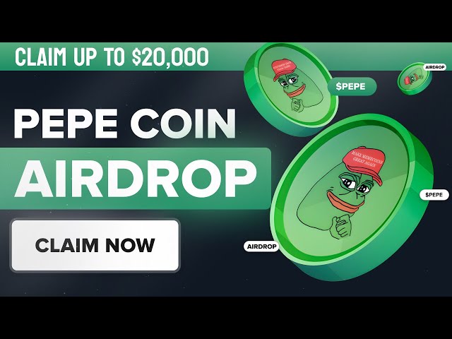 Airdrops: Pepecoin Airdrop im Wert von bis zu 20.000 $PEPE