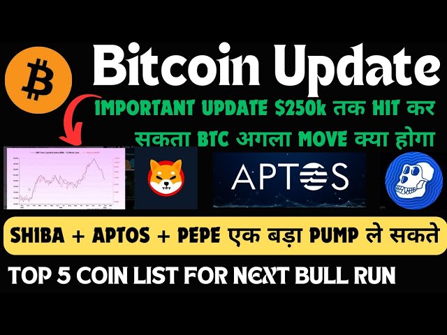 今日のビットコイン更新 ||今日の柴犬コインニュース || Bull Run のトップ 5 コイン リスト ||エイプコイン