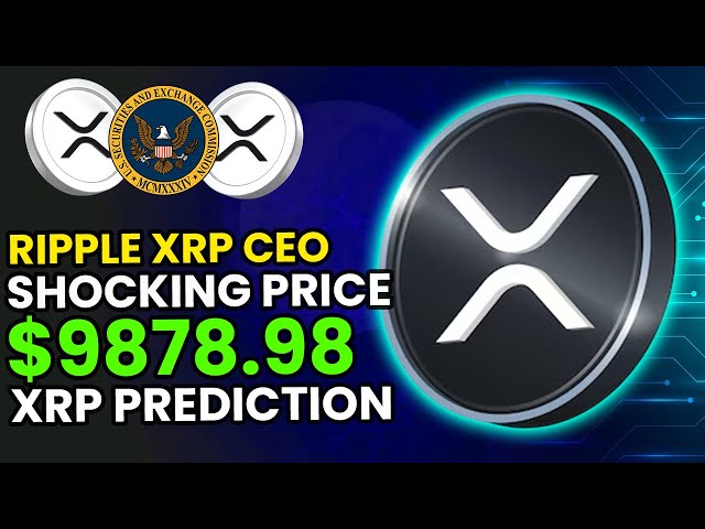 Ripple CEO는 충격적인 $9878.98 XRP 가격 예측을 공개합니다!