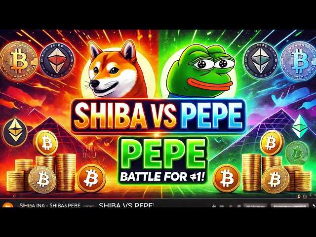 柴犬 (SHIB) vs 佩佩 (PEPE) |哪種硬幣將首先達到 1 盧比？