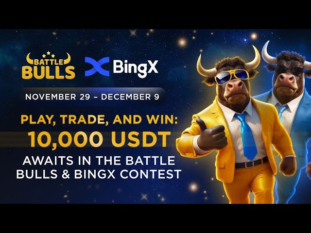 Gagnez des USDT gratuitement sur le concours Battle Bulls | Concours BingX #taptap #freeusdt