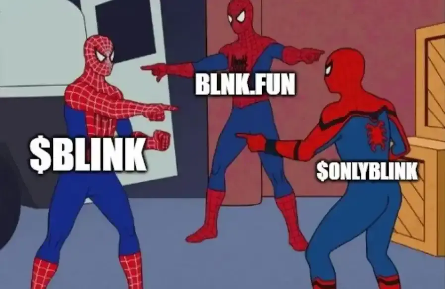 Concept d'écosystème Blinks : Griffain, Blink, Send, Onlyblink, ARC, Apple Dog, Chill Guy