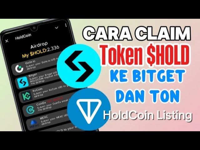 如何向 BIDGET 和噸索取 $HOLDCOIN 代幣