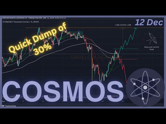 Cosmos (ATOM): Possible 15% of Movement On The Coin / We Wait!