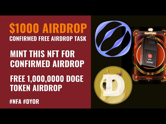 1000 $ KOSTENLOSER Testnet-Task-Airdrop | Mint Puff Pass NFT | ERHALTEN SIE KOSTENLOSEN DOGE-TOKEN-AIRDROP | MITOSIS Airdrop