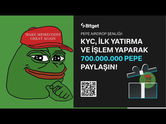 参加PEPE币最后一刻空投节！ 700,000,000 PEPE 分享！