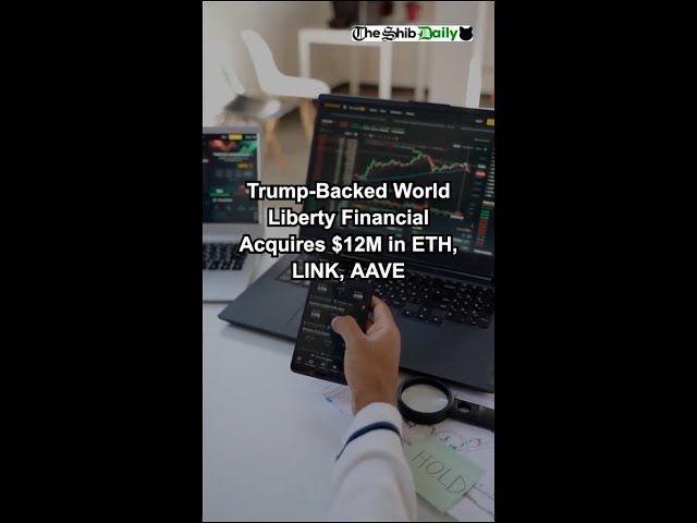 川普支持的 World Liberty Financial 收購 1,200 萬美元的 ETH、LINK、AAVE.mp4