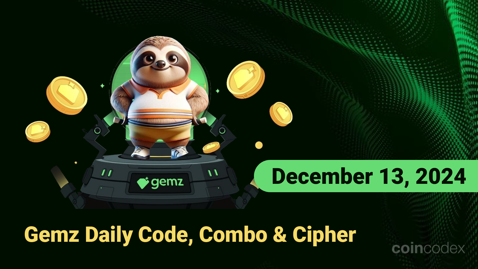 Gemz 12 月 13 日每日代码和组合：通过我们的最新列表最大化您的收入