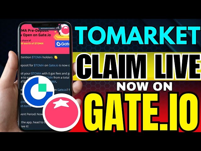 Tomarket Airdrop Token Claim LIVE | How To Withdraw in GATE.IO Exchange | tomarket bitget withdraw