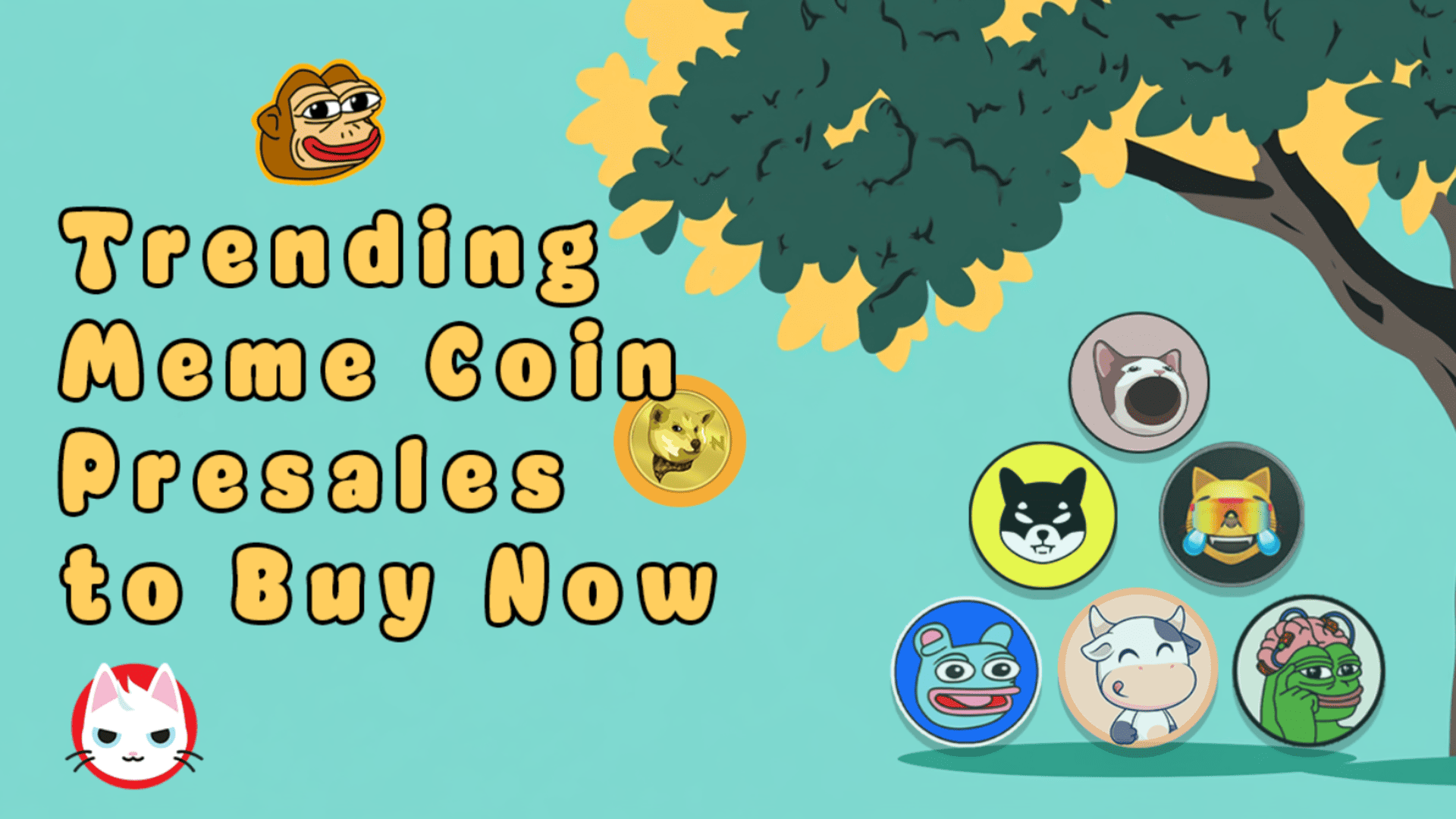 Les 5 meilleures préventes de pièces Meme dans lesquelles investir maintenant : BTFD Coin, Dogecoin, Peanut the Squirrel, Goatseus Maximus, Cat in a Dog's World