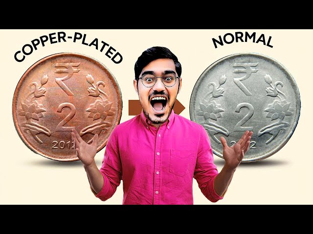 How to Copper Plate a Coin at Home   Experiment By  Blade XYZ   Hindi