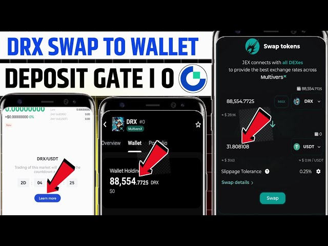 Doctor X Token Swap im Wallet || Doctor X Token-Einzahlung in Gate io | Doctor X auflisten und verkaufen 🚀🔥