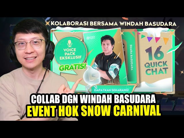 不要懷疑！有 WINDAH BASUDARA 語音包和 HOK 中最刺激的冰雪嘉年華模式！