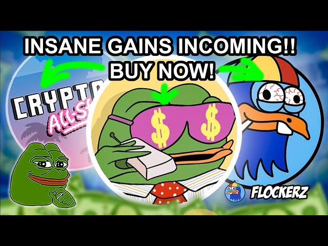 New MemeCoins Wall Street Pepe Flockerz Crypto All Stars Best Coins To Buy Now!!