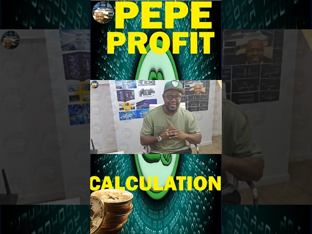 Pepe Coin 利润计算 #shots #pepe #pepecoin #pepecoinpriceprediction #robinhood #coinbase