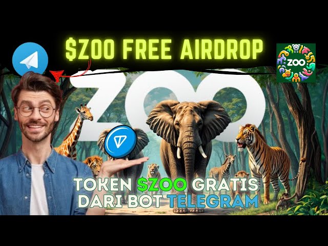 $ZOO KOSTENLOSER AIRDROP VON TONNEN MÜNZEN AUF TELEGRAMM 🎁 || KOSTENLOSES AIRDROP-TELEGRAMM