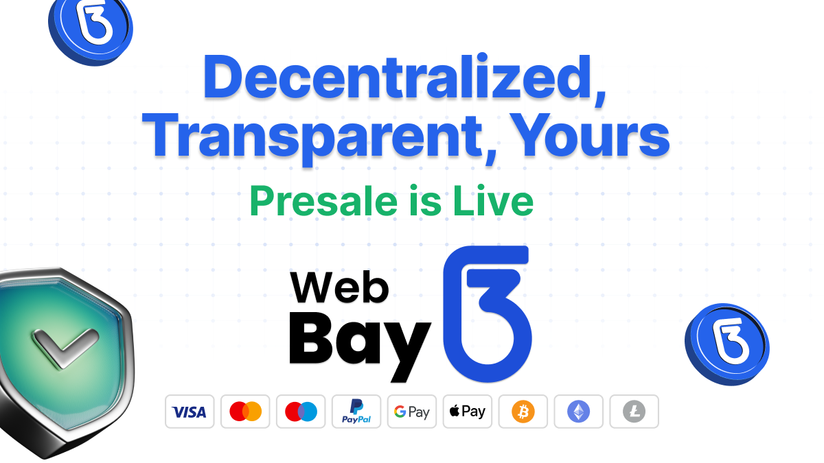 Web3Bay: 불공정한 전자 상거래 관행을 종식시키는 분산형 시장 - DOGE & PEPE의 최신 가격을 따라잡으세요!