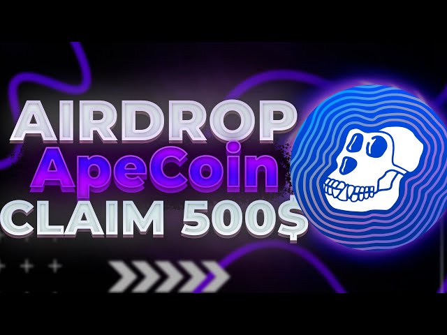 ApeCoin (le MEILLEUR jeton) | DROP AÉRIEN 500$ | Projet ApeCoin _