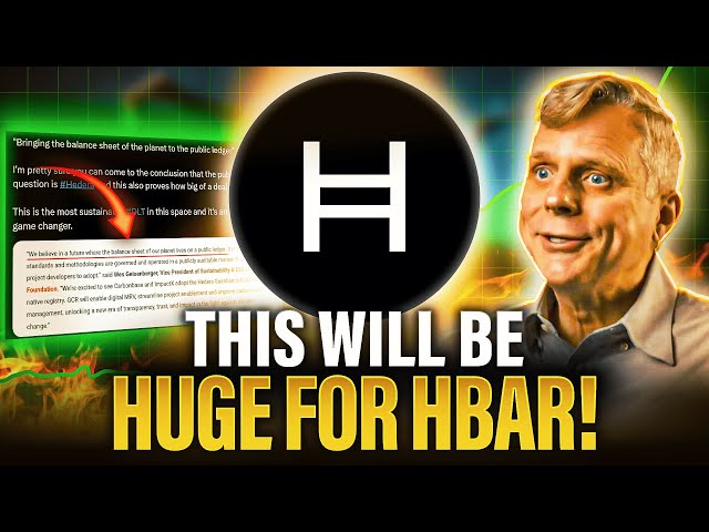 Hedera HBAR est sur le point de TOKENISER le monde | Énorme mise à jour de nouvelles