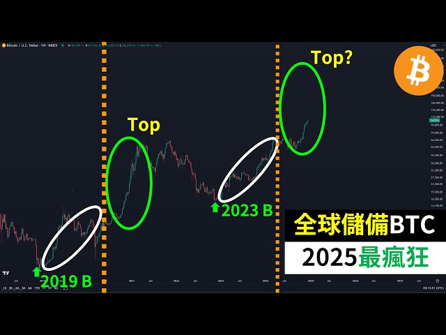 比特幣牛市2025最瘋狂！ BTC天天ATH！狗狗幣？