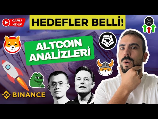 🚀CANLI アルトコイン分析! XRP、ARKM、SHIBA COIN、PEPE、FLOKI、DOGE、BONK SON DAKİKA