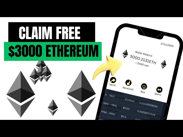 ⁸ETHEREUM 矿工：每 5 分钟免费领取 0.30000 美元 ETH • 无需投资的免费挖矿网站