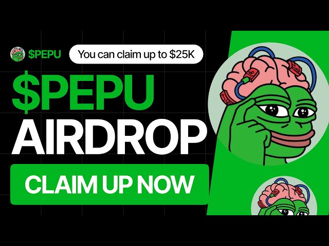 Pepe Unchained：加密貨幣空投 - 領取 25,000 美元的 $PEPU 代幣！