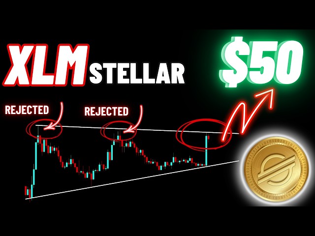 Stellar Lumens XLM 加密货币将达到 50 美元 |巨大的牛旗