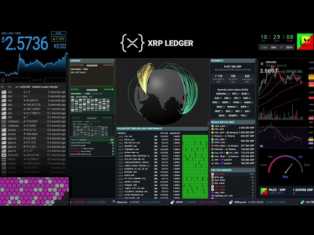 XRP price and XRPL livestream - chat - history - 2024-12-17 #xrp #xrpl #ripple