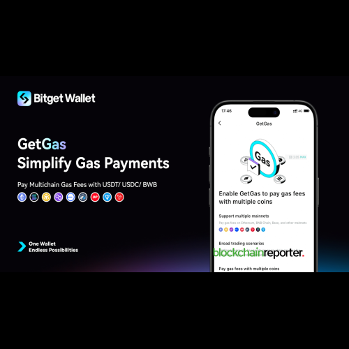 Bitget钱包推出多链Gas支付服务GetGas