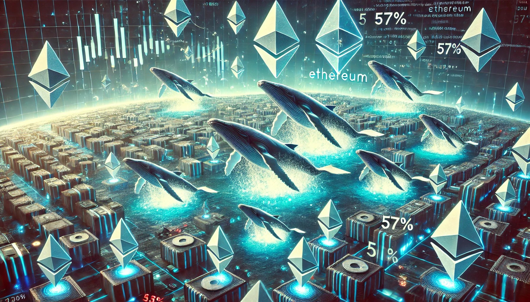 Ethereum-Megawale besitzen mehr als 57 % aller existierenden Token