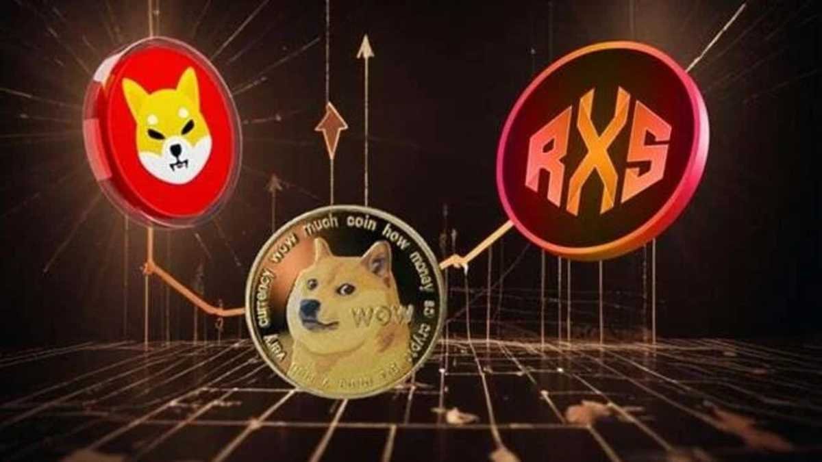 Meme Coin Mania : Dogecoin, Shiba Inu et Rexas Finance Vie pour le jalon de 1 $