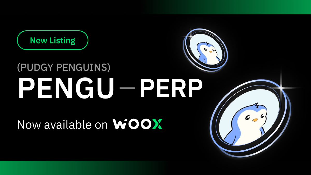 WOO X, 최대 20배 레버리지의 PENGU-PERP 출시