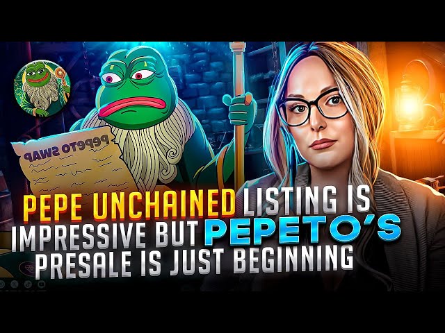 La liste de Pepe Unchained est impressionnante mais la prévente de Pepeto ne fait que commencer