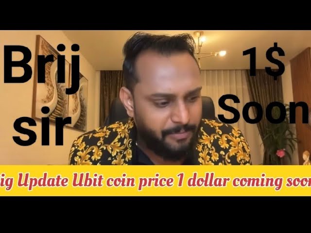 Ubit 코인 가격 곧 1$✅ by Brijesh sir 👍 || 유비트 가격은 곧 1달러로 갈 것입니다